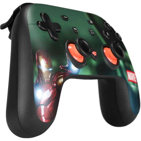 Marvel Tony Stark Iron Man Google Stadia Controller Skin